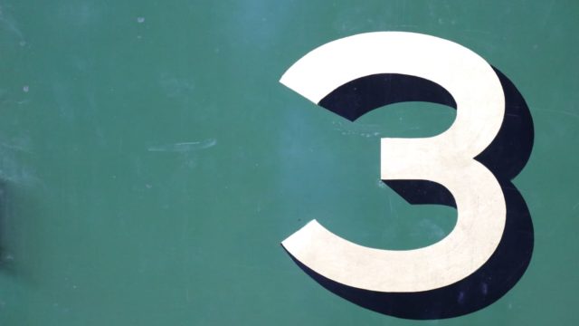 数字3のイメージ図